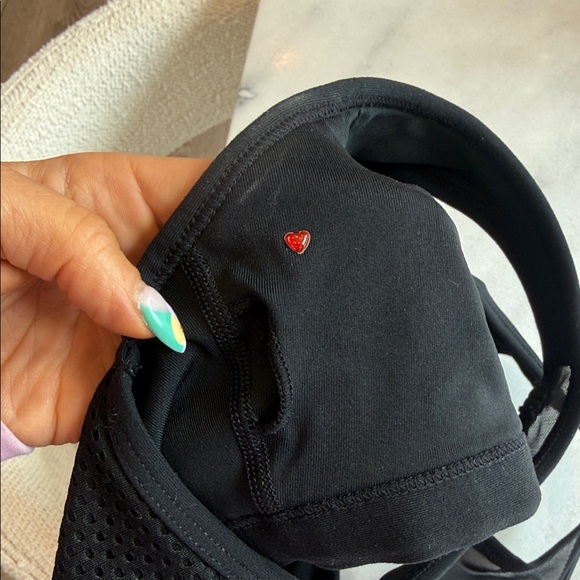 Lorna Jane Black Mesh Sports Bra - Picture 3 of 3